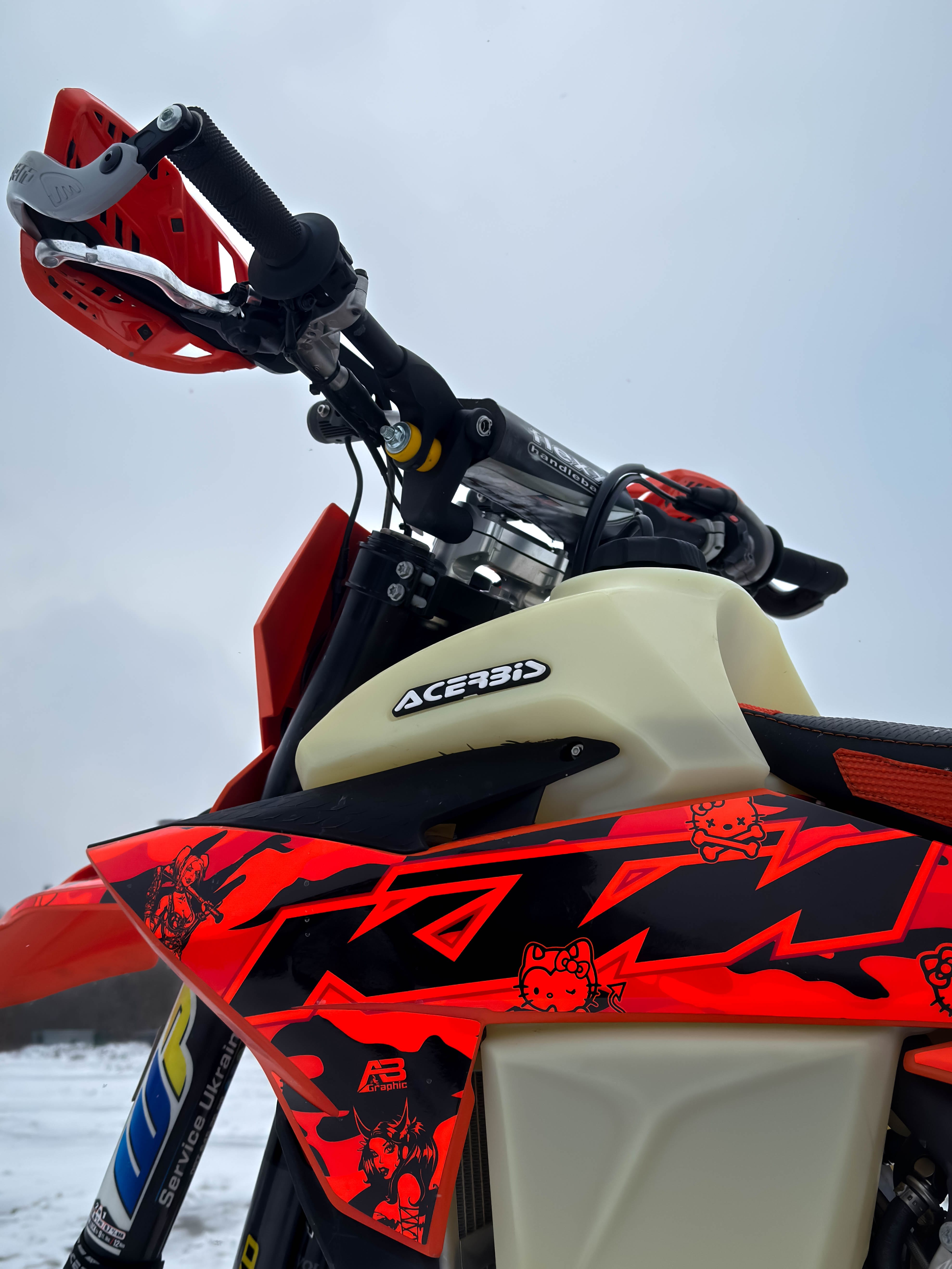 Досвід катання на сніговому велосипеді KTM