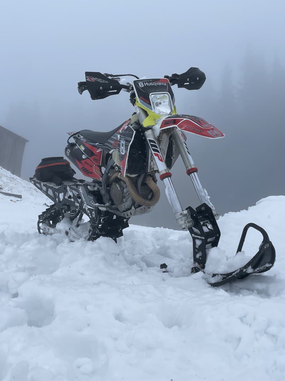 Аренда мотоцикла Snow bike Husqvarna FE 501 + Polaris Timbersled Aro 137